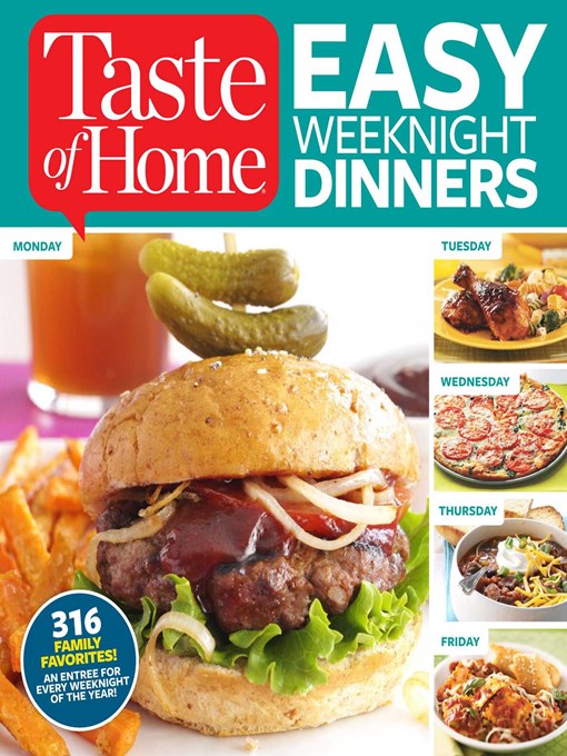 Title details for Taste of Home Dinner in 30 by Editors of Taste of Home - Available